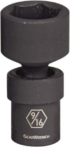 GearWrench - 1/4" Drive 1/2" Standard Universal Impact Socket - 6 Points - Top Tool & Supply