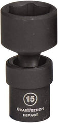 GearWrench - 1/4" Drive 6mm Standard Universal Impact Socket - 6 Points - Top Tool & Supply