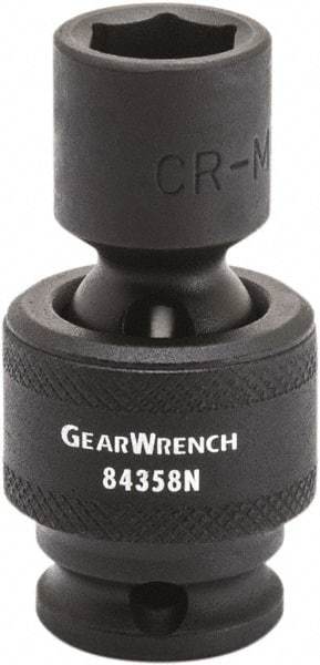 GearWrench - 3/8" Drive 16mm Standard Universal Impact Socket - 6 Points - Top Tool & Supply