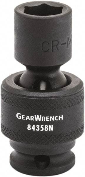 GearWrench - 3/8" Drive 8mm Standard Universal Impact Socket - 6 Points - Top Tool & Supply