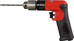 Sioux Tools - 1/4" Keyed Chuck - Pistol Grip Handle, 3,600 RPM, 12 LPS, 0.5 hp, 90 psi - Top Tool & Supply