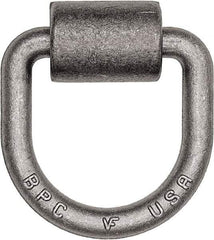 Buyers Products - Steel D-Ring with Integral Bracket - 4-1/2" Long, Gray, For Use with Cargo Control - Top Tool & Supply