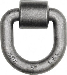 Buyers Products - Steel D-Ring with Integral Bracket - 5" Long, Gray, For Use with Cargo Control - Top Tool & Supply