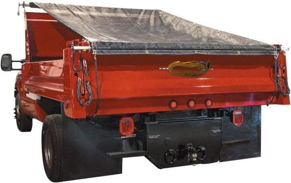 Buyers Products - Aluminum Manual Dump Tarp - 6.4" Long, Silver, For Use with Dumps up to 102" Wide - Top Tool & Supply