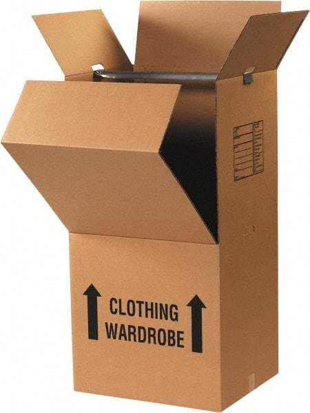 Made in USA - Moving & Box Kits Kit Type: Wardrobe Box Number of Boxes: 3 - Top Tool & Supply