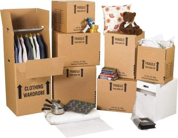 Made in USA - Moving & Box Kits Kit Type: Home Moving Kit Number of Boxes: 57 - Top Tool & Supply