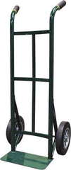 Ability One - 600 Lb Capacity 45" OAH Hand Truck - Steel Handle, Steel, Solid Rubber Wheels - Top Tool & Supply