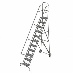 TRI-ARC - Rolling & Wall Mounted Ladders & Platforms Type: Rolling Style: Rolling Platform Ladder - Top Tool & Supply