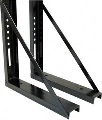 Buyers Products - Steel Truck Box Mounting Brackets - 18" Long, Black, For Use with Truck Boxes - Top Tool & Supply