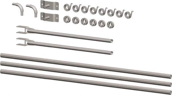 Buyers Products - Aluminum Universal Tarp Arm Kit - 194" Long, Silver, For Use with 14 to 23' Dump Bodies - Top Tool & Supply