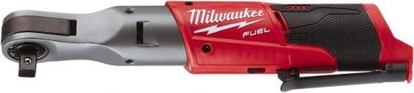 Milwaukee Tool - 1/2" Drive 12 Volt Pistol Grip Cordless Impact Wrench & Ratchet - 175 RPM, 60 Ft/Lb Torque, Lithium-Ion Batteries Not Included - Top Tool & Supply