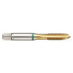 M16 x 2.0 Dia. - 6H - 4 FL - Cobalt Bottoming Green Ring Tap FORM-E-TiN - Top Tool & Supply