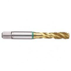 1-1/4-12 Dia. - 2B - 4 FL - Cobalt Bottoming Green Ring Tap FORM-E-TiN - Top Tool & Supply