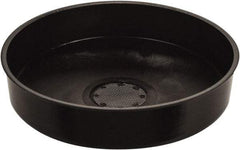 Funnel King - 4-3/8" High x 11-3/4" Diam, Polypropylene, Drum Funnel with Screen - 55 Gal Drum/Pail Capacity - Top Tool & Supply