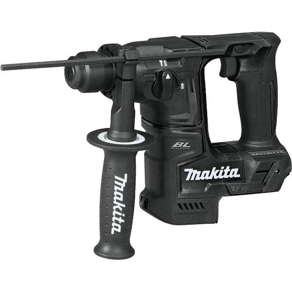 Makita - 18 Volt 11/16" SDS Plus Chuck Cordless Rotary Hammer - 0 to 4,800 BPM, 0 to 680 RPM, Reversible, D-Handle - Top Tool & Supply