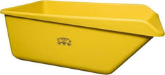 Remco - 149 Gal Yellow Rectangular Polyethylene Tub - 21-3/4" High x 32" Diam - Top Tool & Supply