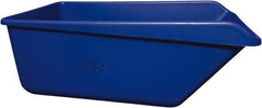 Remco - 149 Gal Blue Rectangular Polyethylene Tub - 21-3/4" High x 32" Diam - Top Tool & Supply