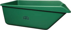 Remco - 149 Gal Green Rectangular Polyethylene Tub - 21-3/4" High x 32" Diam - Top Tool & Supply