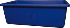 Remco - 70 Gal Blue Rectangular Polyethylene Tub - 17" High x 26-1/2" Diam - Top Tool & Supply