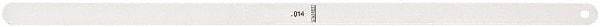 Starrett - Feeler Gages   Thickness (Decimal Inch): 0.0140    Leaf Length (Inch): 12 - Top Tool & Supply