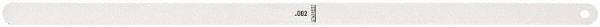 Starrett - Feeler Gages   Thickness (Decimal Inch): 0.0020    Leaf Length (Inch): 12 - Top Tool & Supply