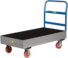 Little Giant - 66 Gal Sump Capacity, Steel Platform - 52" Long x 26" Wide x 19-1/2" High, 3,000 Lb Capacity - Top Tool & Supply