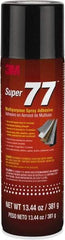 3M - 13.44 oz Aerosol Clear Spray Adhesive - High Tack, 150°F Heat Resistance - Top Tool & Supply