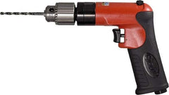 Sioux Tools - 1/4" Reversible Keyed Chuck - Pistol Grip Handle, 1,800 RPM, 12 LPS, 0.5 hp, 90 psi - Top Tool & Supply