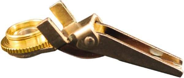 Milton - 150 Max psi Closed Check Brass Air Chuck - Clip On Chuck, Lock-On - Top Tool & Supply