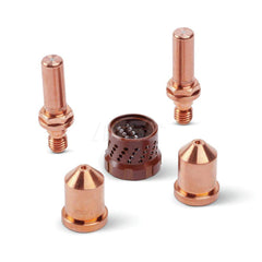 Plasma Cutter Cutting Tips, Electrodes, Shield Cups, Nozzles & Accessories; Accessory Type: Sheathing; Type: Starter kit; Material: Copper; For Use With: LC105 Plasma Torch