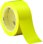 List 471 3" x 36 yds Vinyl Tape - Yellow - Top Tool & Supply