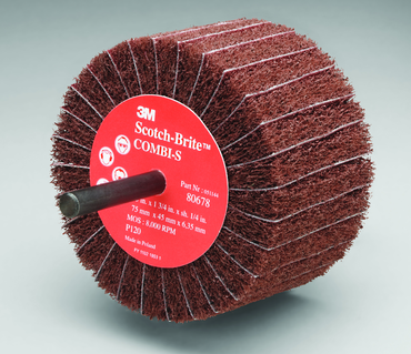 3" - P120 Grit - Aluminum Oxide - Combi-S Wheel - Top Tool & Supply