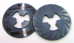 9" - Disc Pad Face Palte - Ribbed - Hard - Top Tool & Supply