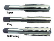 3 Piece M20x2.50 D7 4-Flute HSS Hand Tap Set (Taper, Plug, Bottoming) - Top Tool & Supply