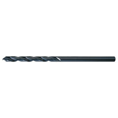 #47 RHS / RHC HSS 135 Degree Split Point NAS-Type Aircraft Extension Drill - Steam Oxide - Exact Industrial Supply