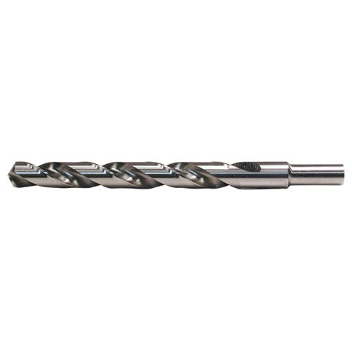 1/2 RHS / RHC HSS 118 Degree Radial Point General Purpose Jobber Length Drill - Bright - Exact Industrial Supply