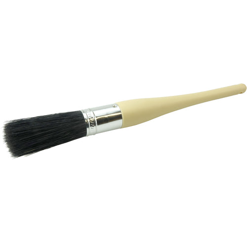 #101-1/16″ Oval Sash Brush, Black China Bristle, 3″ Trim Length, Plain Foam Handle - Top Tool & Supply