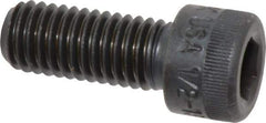 Made in USA - 1/2-13 UNC Hex Socket Drive, Socket Cap Screw - Alloy Steel, Black Oxide Finish, Fully Threaded, 1-1/4" Length Under Head - Top Tool & Supply