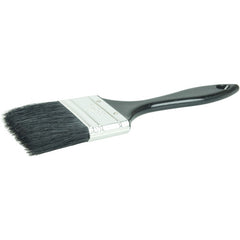 2″ Industrial Varnish Brush, Black China Bristle, 2″ Trim Length, Blue Plastic Handle - Top Tool & Supply