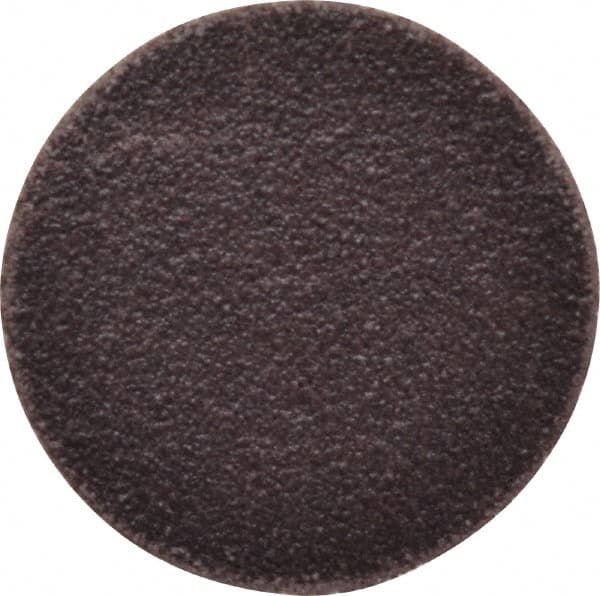 Made in USA - 1" Diam, 120 Grit Aluminum Oxide Adhesive PSA Disc - Top Tool & Supply