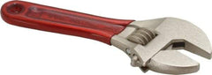 Proto - 1/2" Jaw Capacity, 4" Standard Adjustable Wrench - Steel, Satin Finish - Top Tool & Supply