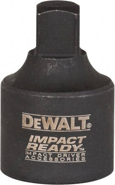 DeWALT - 3/8 Male 1/2 Female Impact Drive Adapter - 3/8" Male, 1/2" Female - Top Tool & Supply