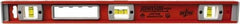 Johnson Level & Tool - Magnetic 24" Long 3 Vial I-Beam Level - Aluminum, Black, 2 Plumb & 1 Level Vials - Top Tool & Supply