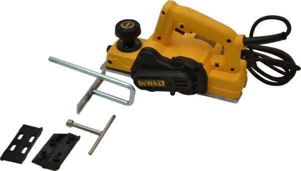 DeWALT - 120 and 240 Volt, 5.5 Amp, 17,000 RPM, Handheld Planer Kit - 1/16 Inch Depth of Cut, 3-1/4 Inch Wide - Top Tool & Supply