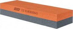 Norton - 6" Long x 2" Wide x 1" Thick, Aluminum Oxide Sharpening Stone - Rectangle, Medium, Fine Grade - Top Tool & Supply