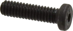 Value Collection - #8-32 UNC Hex Socket Drive, Low Socket Cap Screw - Alloy Steel, Black Oxide Finish, Fully Threaded, 5/8" Length Under Head - Top Tool & Supply