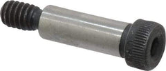 Value Collection - 5/16" Shoulder Diam x 7/8" Shoulder Length, 1/4-20 UNC, Hex Socket Shoulder Screw - 4140 Alloy Steel, Uncoated, 7/32" Head Height x 7/16" Head Diam - Top Tool & Supply