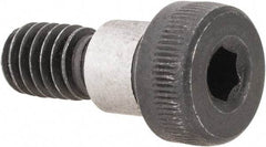 Value Collection - 3/8" Shoulder Diam x 5/16" Shoulder Length, 5/16-18 UNC, Hex Socket Shoulder Screw - 4140 Alloy Steel, Uncoated, 1/4" Head Height x 9/16" Head Diam - Top Tool & Supply