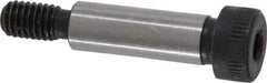 Value Collection - 1/4" Shoulder Diam x 3/4" Shoulder Length, #10-32 UNF, Hex Socket Shoulder Screw - 4140 Alloy Steel, Uncoated, 3/16" Head Height x 3/8" Head Diam - Top Tool & Supply