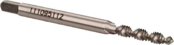 Cleveland - #4-40 UNC 2 Flute 2B/3B Plug Spiral Flute Tap - High Speed Steel, Bright Finish, 1-7/8" OAL, Right Hand Flute, Right Hand Thread, H2, Series 1093/1094 - Top Tool & Supply